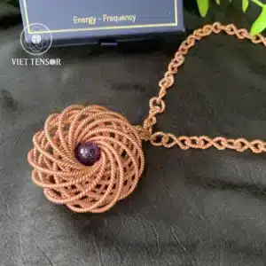 Copper Torus Pendant Necklace