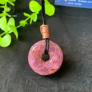 Amethyst Tesla 369 Torus Pendant