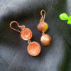 Double Cone Copper Tensor Earrings